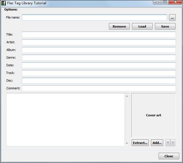Flac Tag Library
