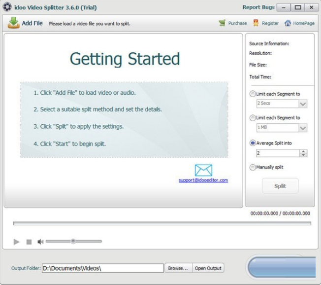 idoo Video Splitter